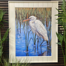 Load image into Gallery viewer, Marshland Crane Art
