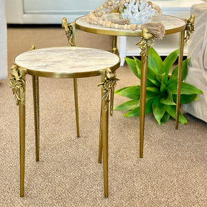 Set/2 Bird Motif Nesting Tables