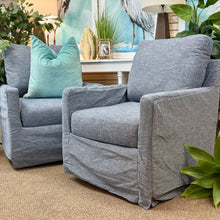 Load image into Gallery viewer, Denim Swivel Glider
