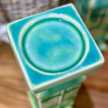 Load image into Gallery viewer, Blue/Green Candle Holder
