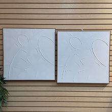 Load image into Gallery viewer, Framed White Abstract
