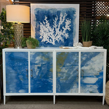 Load image into Gallery viewer, Abstract Blues Sideboard
