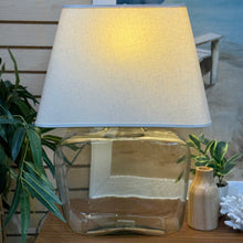 Load image into Gallery viewer, Pottery Barn Glass Lamp
