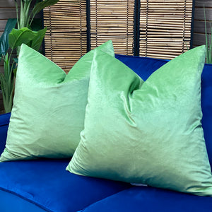 Lime Green Down Pillow