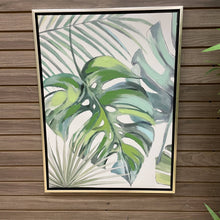 Load image into Gallery viewer, Tropical Palms Framed in Silver II
