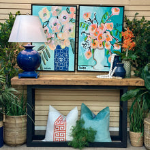 Load image into Gallery viewer, Rustic Wood/Metal Console
