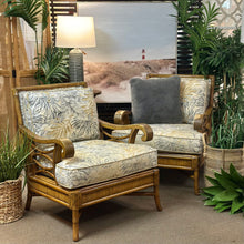 Load image into Gallery viewer, Imperfect Tommy Bahama Tropical Leaf Chair
