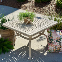 Load image into Gallery viewer, Cast Aluminum Outdoor Side Table
