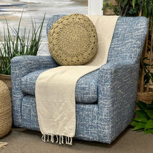 Load image into Gallery viewer, Blue Jacquard Swivel Glider
