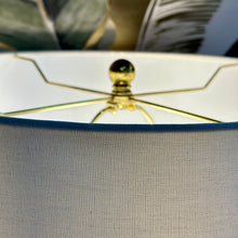 Load image into Gallery viewer, Gold Metal Leaf Lamp
