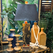 Load image into Gallery viewer, Black Shade Stone Lamp
