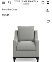 Load image into Gallery viewer, Williams Sonoma &#39;Presidio&#39; Chair
