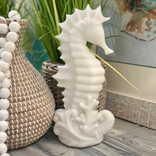 Load image into Gallery viewer, White Seahorse Statue
