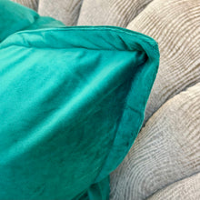 Load image into Gallery viewer, Emerald Green Down Pillow
