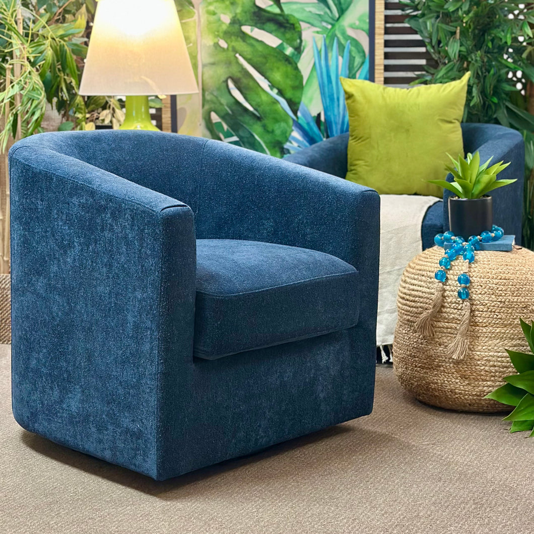 Navy Swivel Chair
