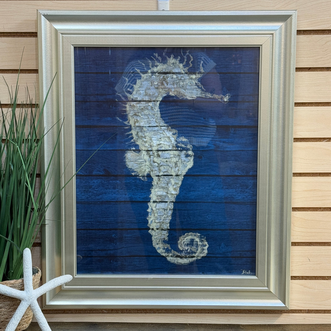 Antique Right Seahorse Art