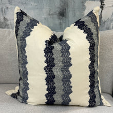 Load image into Gallery viewer, LG Blue/Grey Down Pillow
