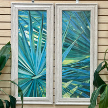 Load image into Gallery viewer, Fan Palm Diptych Framed Art

