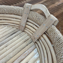 Load image into Gallery viewer, SM Round Rattan Tray

