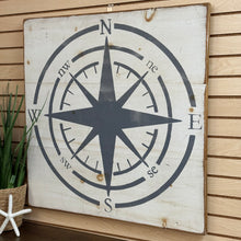 Load image into Gallery viewer, Compass Wood Art

