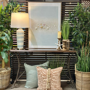 Wood & Iron Console