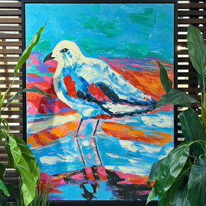 Colorful Seagull Art