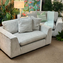 Load image into Gallery viewer, Grey/Silver Chair &amp; Half
