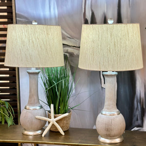 Wood / Metalic Lamp