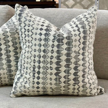 Load image into Gallery viewer, Grey/White Patterned Pillow
