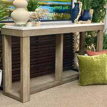 Load image into Gallery viewer, Greige Marble Top Console
