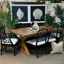 Load image into Gallery viewer, Wood Farmhouse Dining Table
