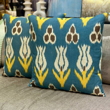 Load image into Gallery viewer, Ikat Designer Down Pillow
