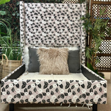 Load image into Gallery viewer, Twin Floral Upholstered Bed
