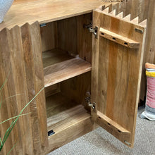 Load image into Gallery viewer, 4DR Spiked Wood Credenza
