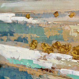 Blue/Gold Abstract