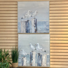 Load image into Gallery viewer, Two Pirtched Seagulls Art
