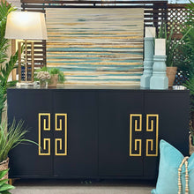Load image into Gallery viewer, Black Geometric Cabinet
