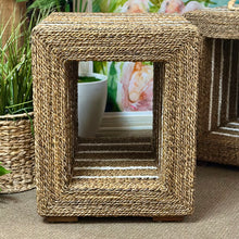 Load image into Gallery viewer, Woven Stripe Side Table
