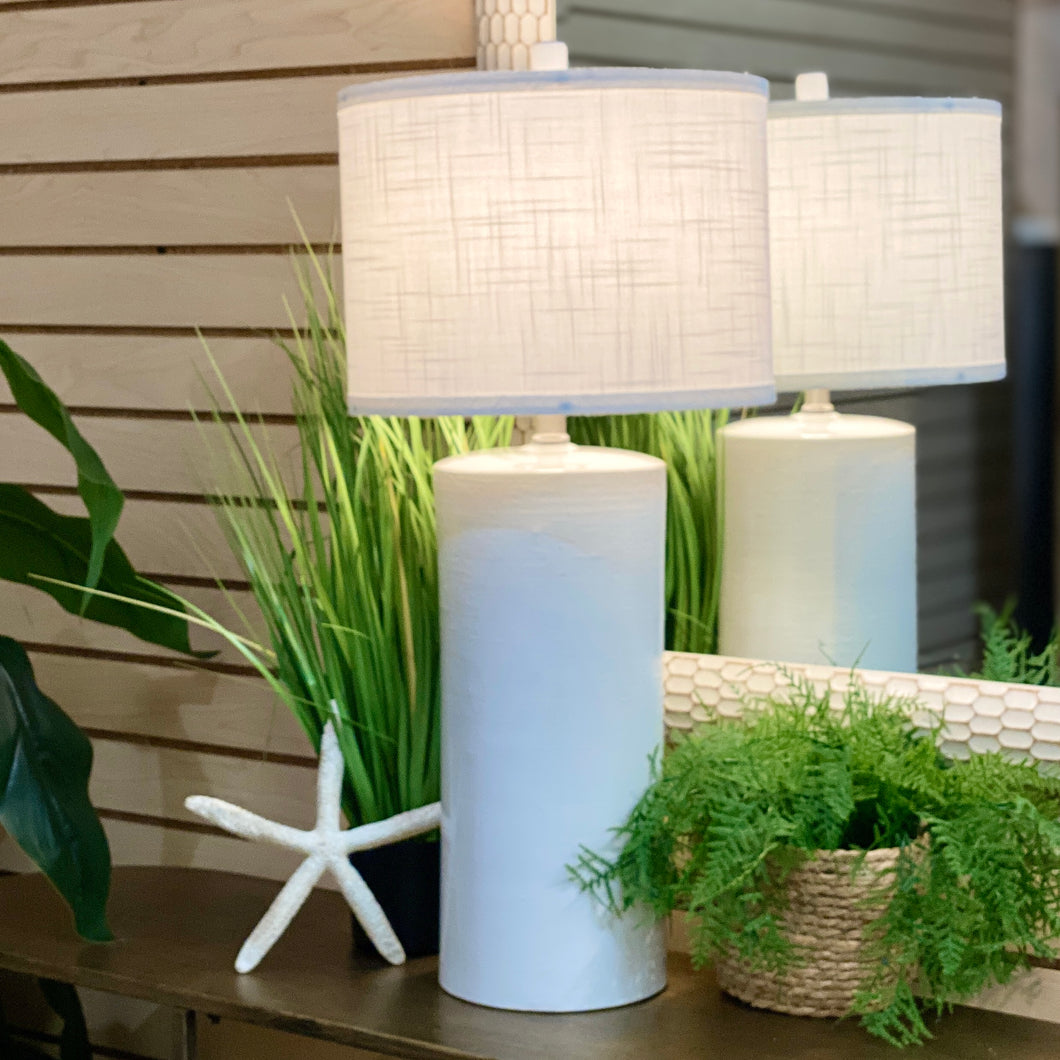 White Column Lamp