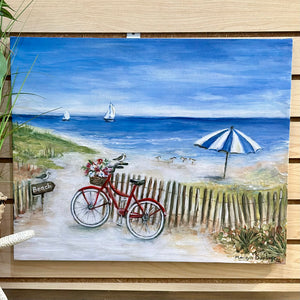 Marilyn Dunlap Bike Beach I Art