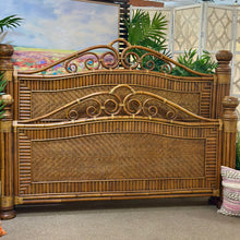 Load image into Gallery viewer, Rattan King Bed

