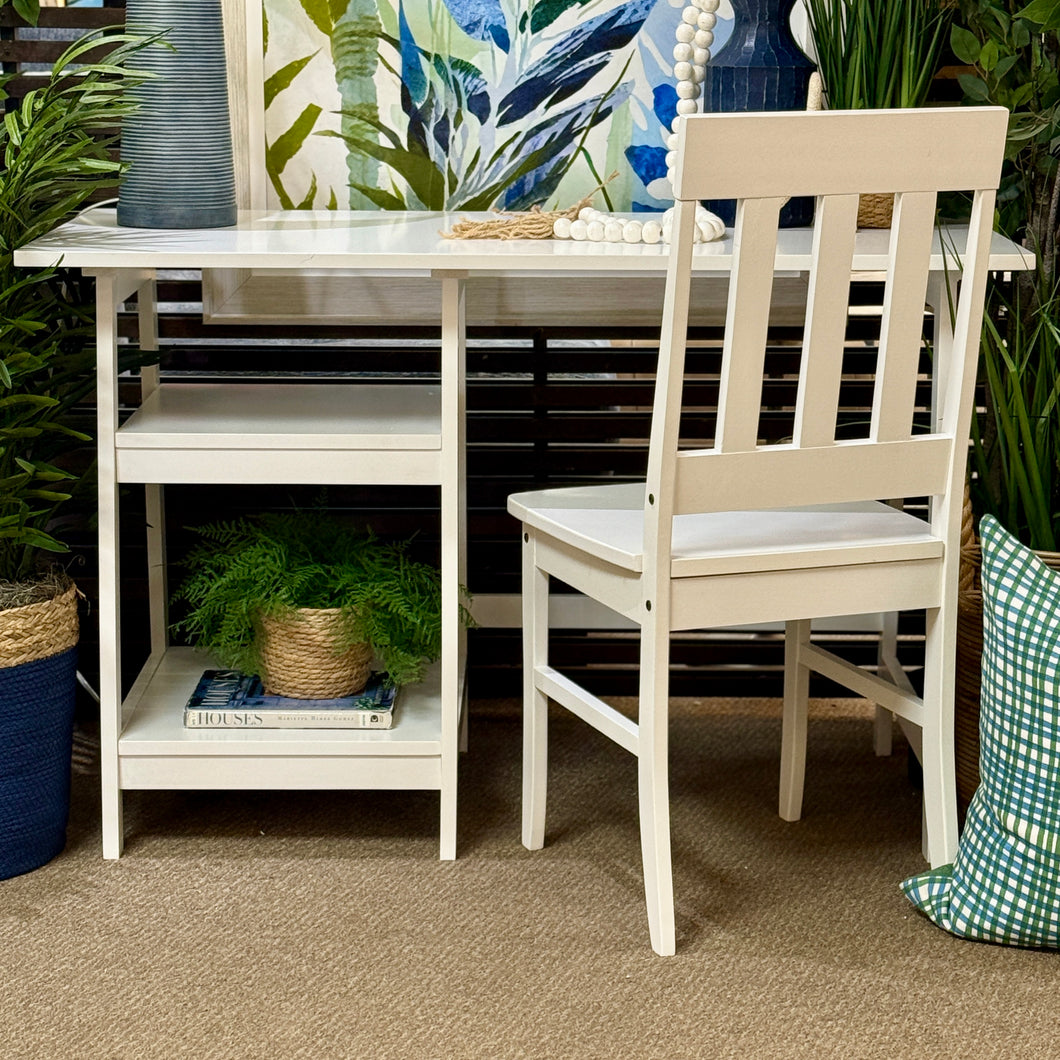 White Desk W/Chair