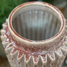 Load image into Gallery viewer, LG Textured Blush Ceramic Vase
