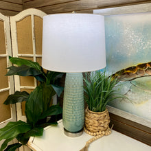 Load image into Gallery viewer, Textured Sage Table Lamp
