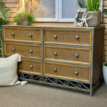 Load image into Gallery viewer, Pier1 6DRW Wicker Dresser
