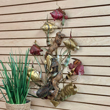 Load image into Gallery viewer, Metal Fish On Driftwood

