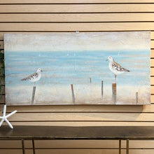 Load image into Gallery viewer, Perched Seagulls Canvas Art
