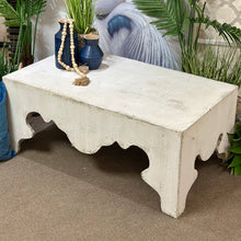 Load image into Gallery viewer, Distressed Ivory Coffee Table

