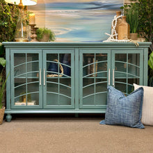 Load image into Gallery viewer, Imperfect 4DR Teal Sideboard
