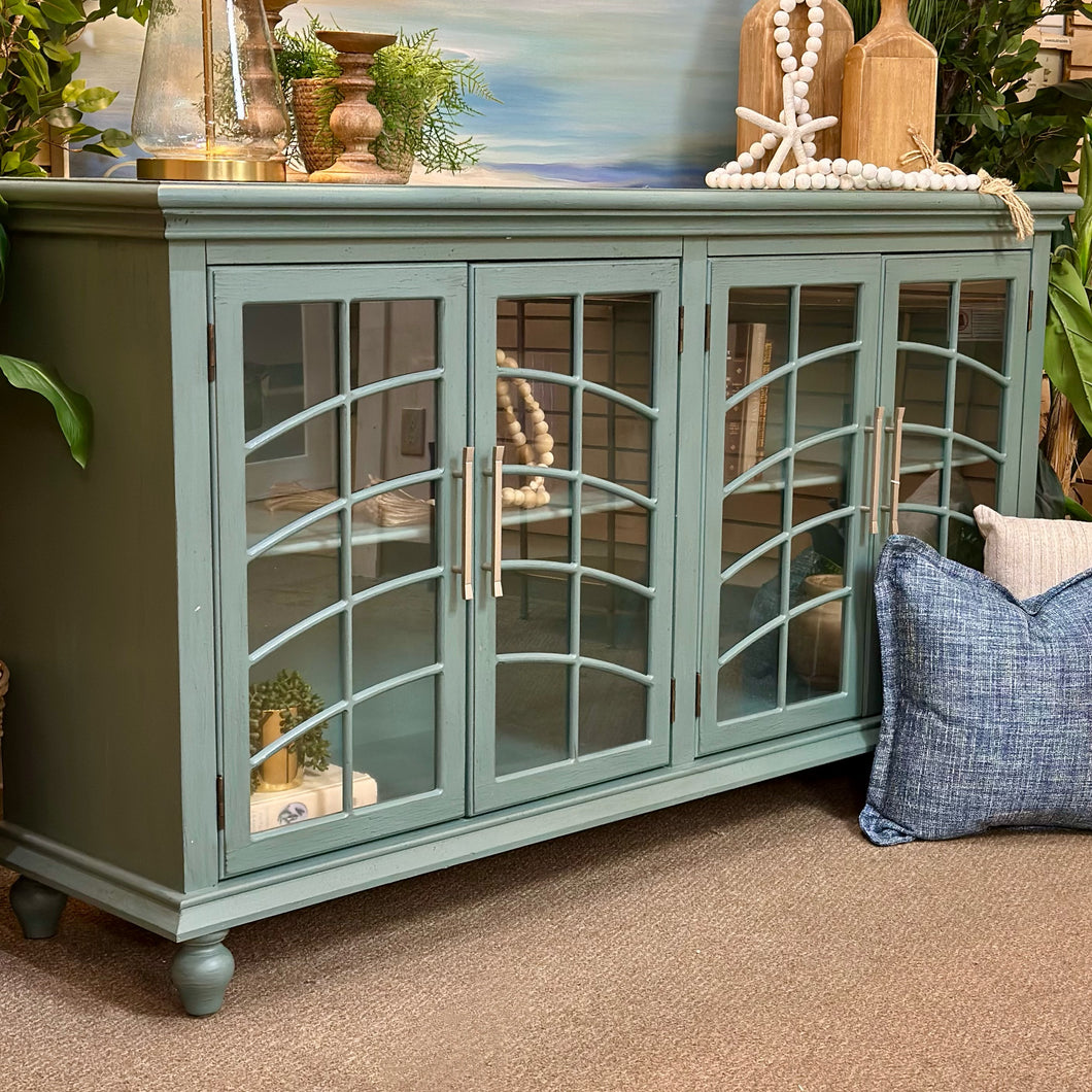Imperfect 4DR Teal Sideboard